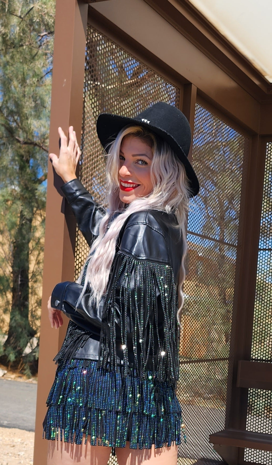 Glitter Cow Girl Jacket