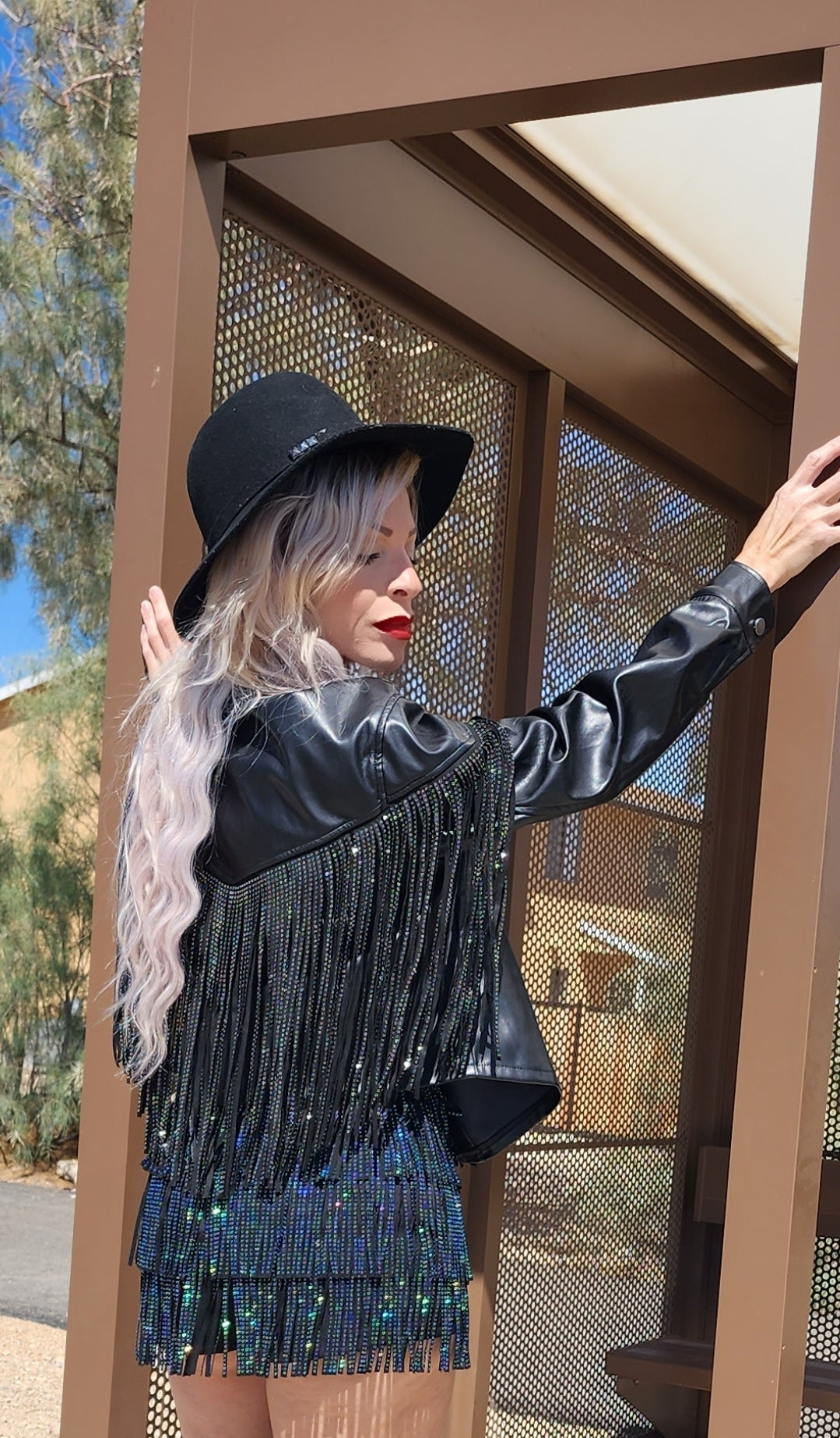 Glitter Cow Girl Jacket