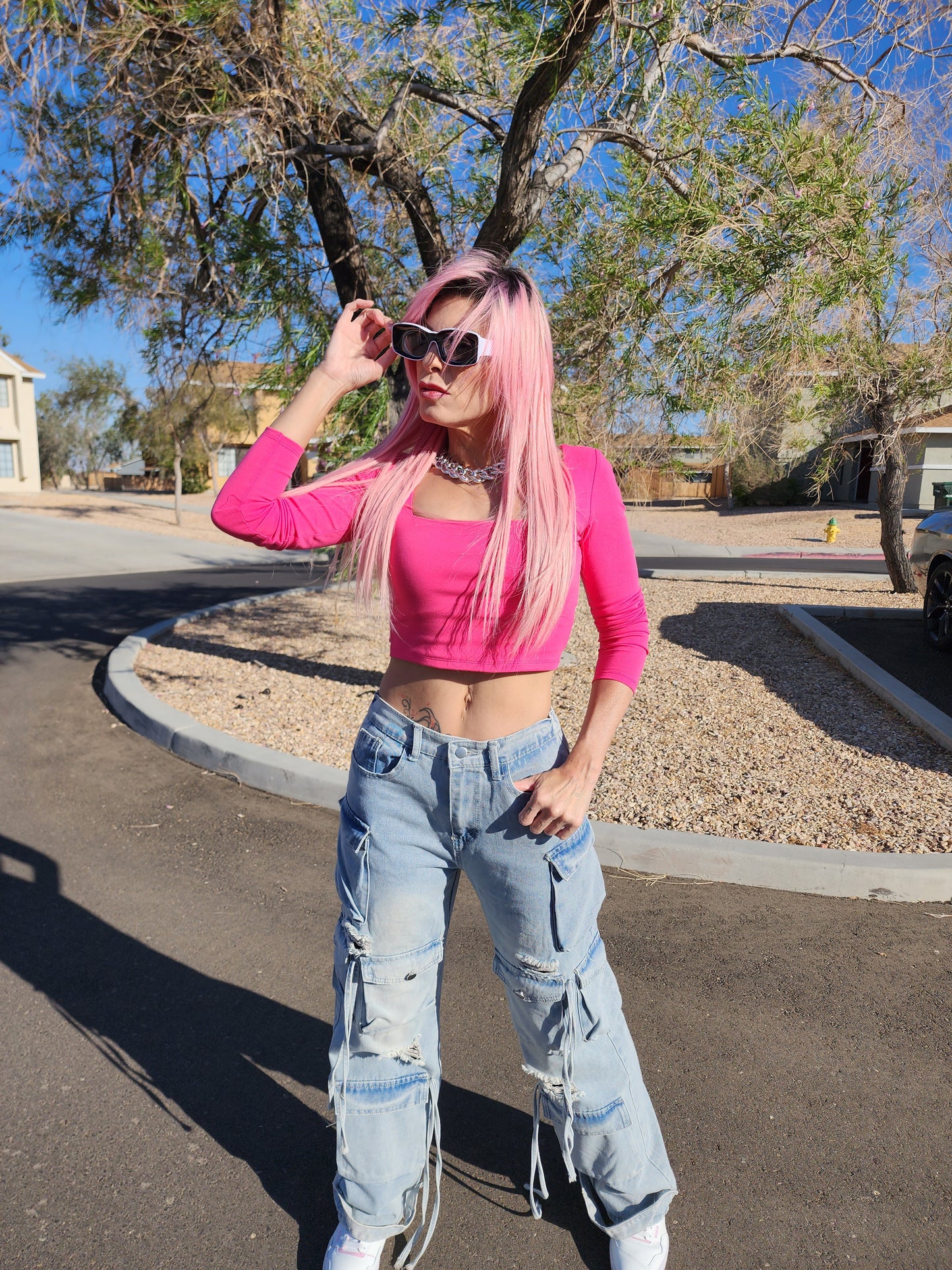 Karl pink top