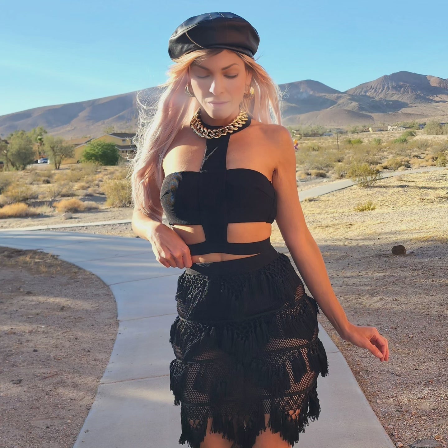 Milan skirt set