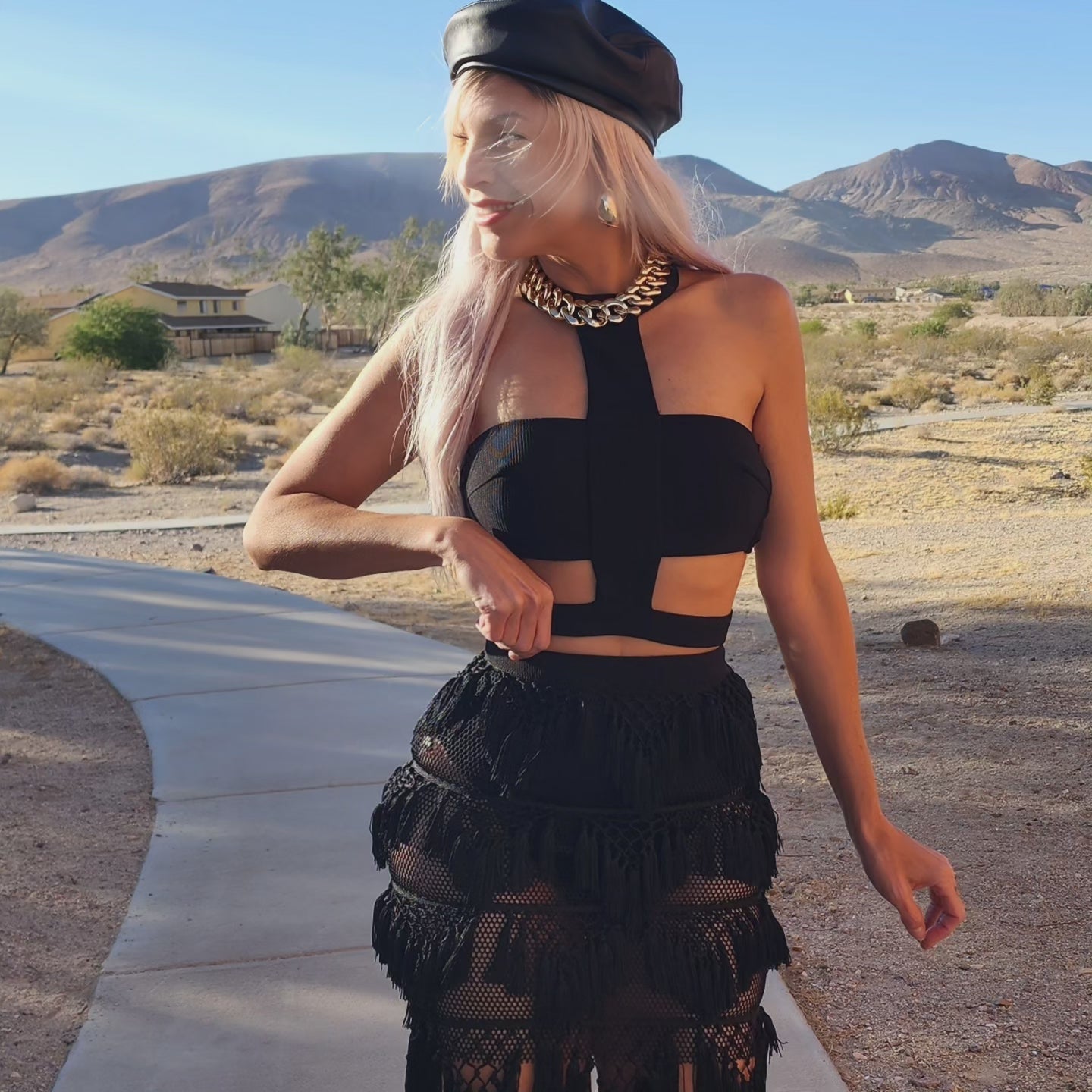Milan skirt set