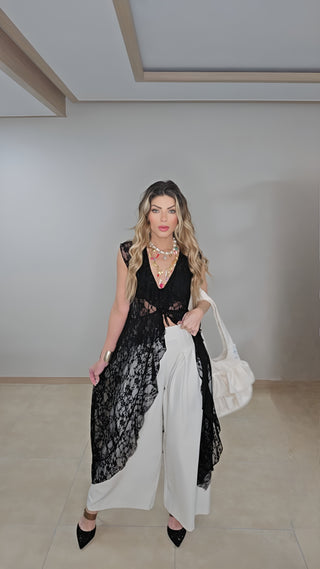 Coastal Lace long Top