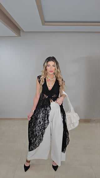 Coastal Lace long Top