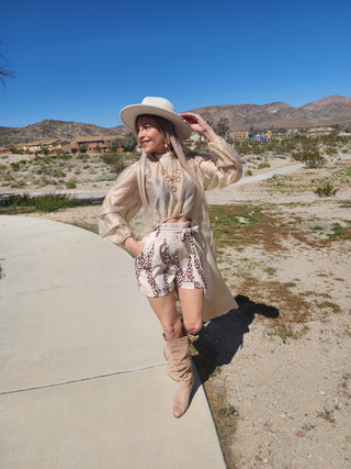 Wild spring shorts pants