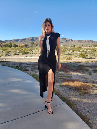 Vestido de esmoquin elegante