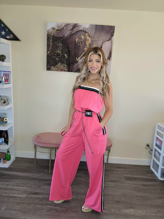 Jump in Track jumpsuit