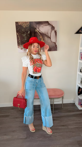 Mis jeans con dobladillo favoritos