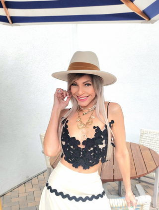 Top de crochet Magnolia