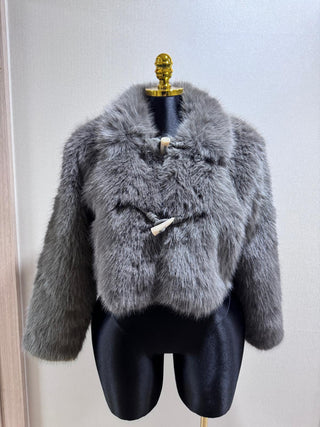 Gray Fur Jacket