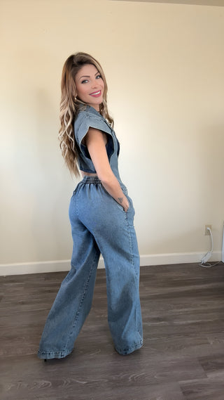 Eternal Denim pants Set