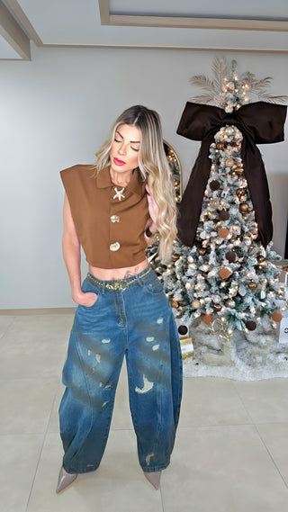 Divine Aladin denim pants