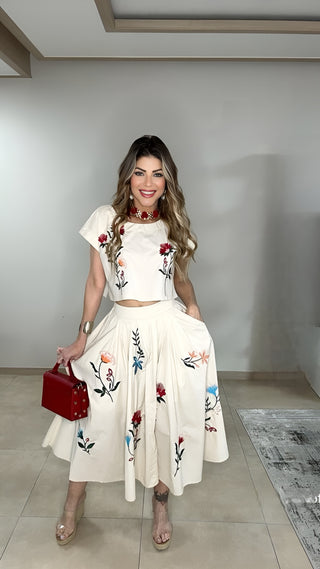 Cute Garden Kirt set