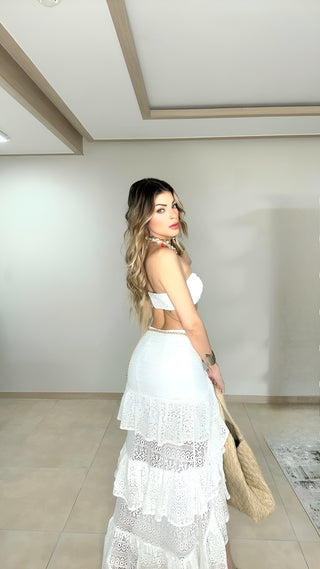 Allure Ruffled skirt set