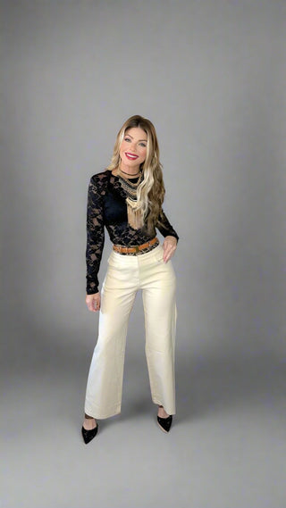 Cream Wild pants