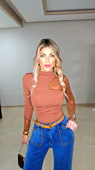 Lace choco top