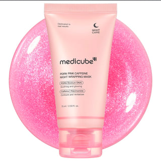 PDRN PINK CAFFEINE NIGHT WRAPPING MASK MEDICUBE