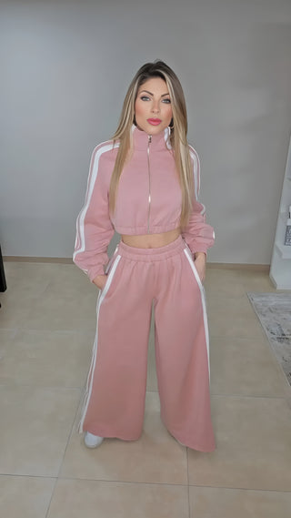 Pink sweetheart pants set