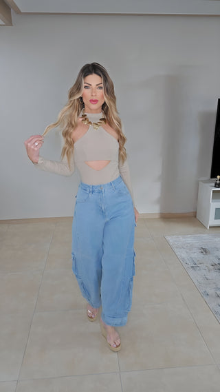Lexy Barrel Cargo jeans