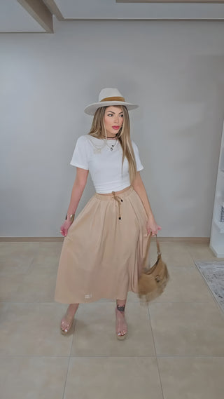 70's look skirt set
