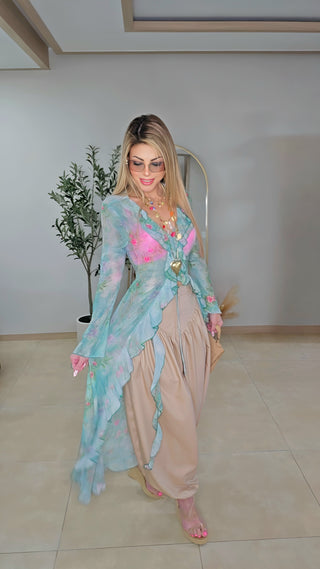 Garden love long top