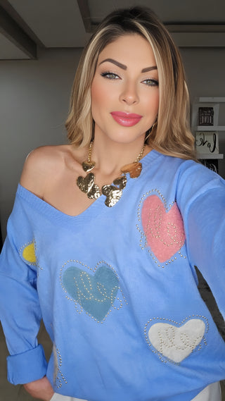 A mi corazón le encanta el top tipo suéter