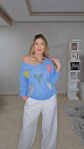 A mi corazón le encanta el top tipo suéter