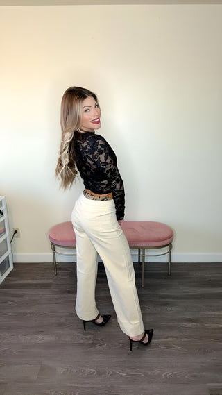 Cream Wild pants