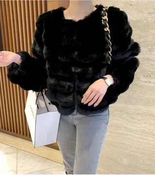 Black Fur jacket