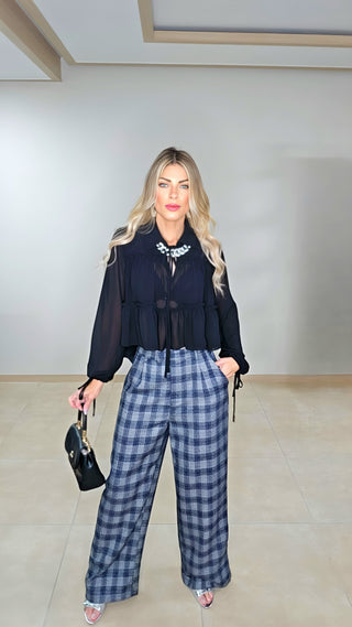 Siren Black Boho top