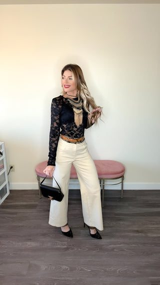 Cream Wild pants