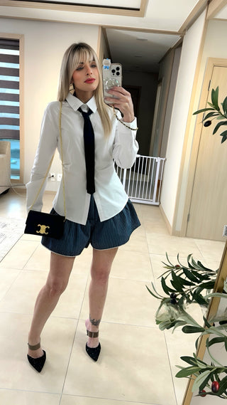 Gelin white blouse top