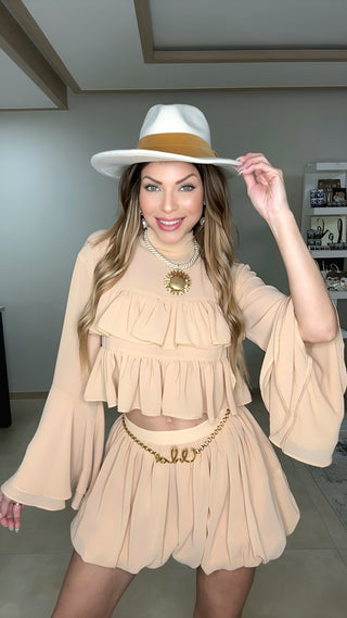 Boho chic top only