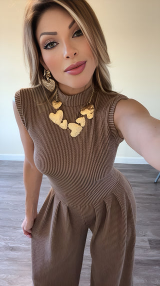 My latte jumpsuit