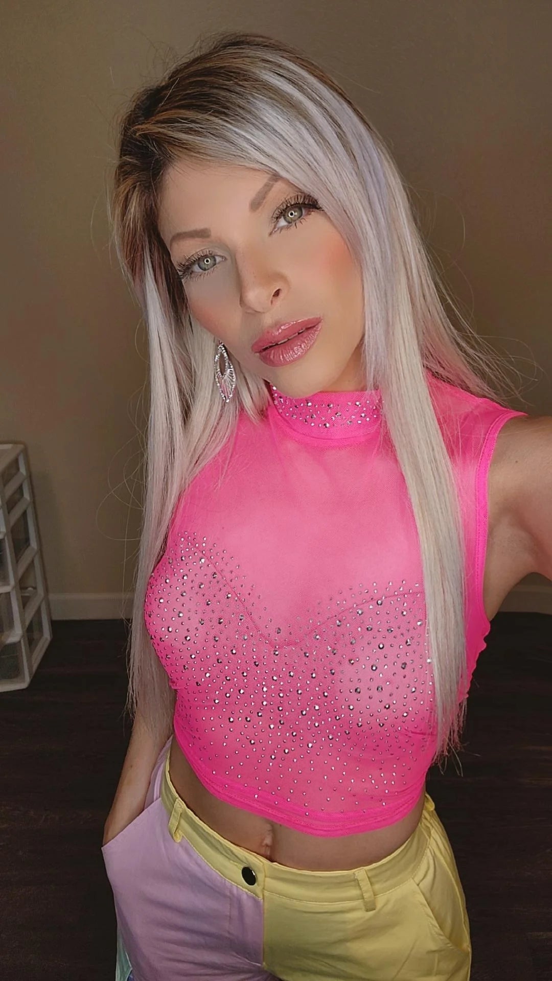Baby pink top