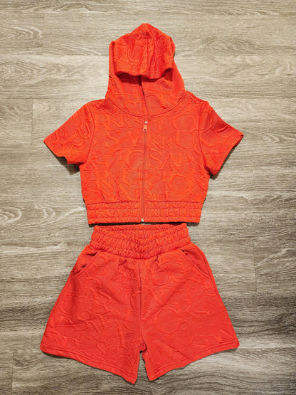Summer hoodie & short set
